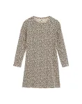 WE Fashion Suknelė 'Meisjes' &scaron;viesiai ruda / juoda