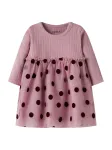 NAME IT Suknelė 'NBFNagina' rausvai violetinė spalva / juoda