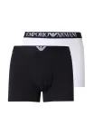 Emporio Armani Boxer trumpikės juoda / balta