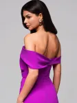 Ombre Vakarinė suknelė violetinė-mėlyna