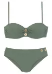 VIVANCE by LASCANA Bikinis alyvuogių spalva / pastelinė rožinė
