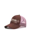 Ed Hardy Kepurė ruda / rožių spalva / balk&scaron;va