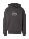 RIP CURL Megztinis be užsegimo 'RIP SCRIPT HOOD' rusvai pilka / juoda