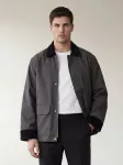 ARMIE Demisezoninė striukė 'The Frederik Jacket' tamsiai pilka