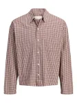 JACK & JONES Mar&scaron;kiniai 'JORAUSTIN' ruda / balta