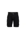 ALPHA INDUSTRIES Laisvo stiliaus kelnės 'Combat' juoda / balta