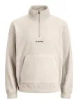 JACK & JONES Megztinis 'JJESOHO' smėlio spalva / juoda