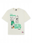 AND1 Mar&scaron;kinėliai 'Did You Dirty Trash Talk' nebalintos drobės spalva / geltona / žalia / juoda
