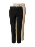 JACK & JONES &bdquo;Chino&ldquo; stiliaus kelnės medaus spalva / juoda