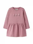 NAME IT Suknelė 'NMFNibo' margai žalia / rausvai violetinė spalva