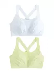 Next Sportinė liemenėlė geltona / balta