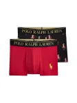 Polo Ralph Lauren Boxer trumpikės aukso geltonumo spalva / raudona / juoda
