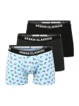Urban Classics Boxer trumpikės &scaron;viesiai mėlyna / antracito spalva / rožių spalva / juoda