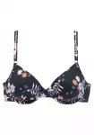 SUNSEEKER Bikinio vir&scaron;utinė dalis &scaron;viesiai violetinė / oranžinė / juoda / balta