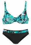 PETITE FLEUR by LASCANA Bikinis turkio spalva / juoda / balta