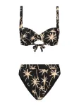 Shiwi Bikinis 'DAISY' smėlio spalva / juoda