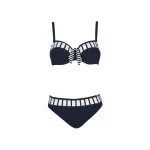 SUNFLAIR Bikinis tamsiai mėlyna / balta