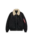 ALPHA INDUSTRIES Demisezoninė striukė juoda