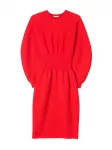 GOBI Cashmere Suknelė 'Cashmere Sculptural Dress' ugnies raudona