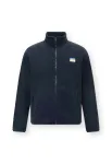JACK & JONES Flisinis džemperis 'JORPOCKY' tamsiai mėlyna jūros spalva
