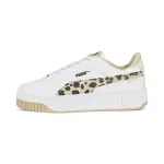 PUMA Sportbačiai be auliuko 'Carina' smėlio / juoda / balta