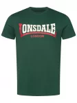 LONSDALE Mar&scaron;kinėliai 'Two Tone' tamsiai žalia / tamsiai oranžinė / balta