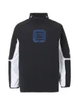 Nike Sportswear Demisezoninė striukė 'SHOX' tamsiai mėlyna / juoda / balta
