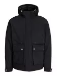 JACK & JONES Demisezoninė parka 'JJEWolf' juoda