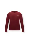 JACK & JONES Megztinis be užsegimo 'JJEARCHIVE' tamsiai raudona