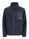 JACK & JONES Flisinis džemperis 'JJESOHO' tamsiai mėlyna
