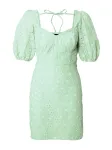 Dorothy Perkins Vasarinė suknelė &scaron;viesiai žalia / balta