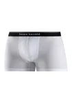 Bruno Banani Boxer trumpikės tamsiai mėlyna / margai pilka / juoda / balta