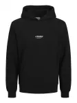 Jack & Jones Junior Megztinis be užsegimo 'JJESoho' juoda / balta