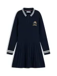 TOMMY HILFIGER Suknelė 'PEANUTS' tamsiai mėlyna / auksas / balta