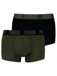 PUMA Boxer trumpikės 'Everyday' tamsiai žalia / juoda