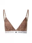 MAGIC Bodyfashion Liemenėlė 'Dream Your MAGIC' ruda / juoda / balta