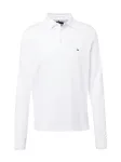 TOMMY HILFIGER Mar&scaron;kinėliai '1985 SLIM LS POLO' tamsiai mėlyna / ugnies raudona / balta