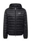 EA7 Emporio Armani Žieminė striukė juoda / balta