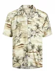 Jack & Jones Premium Mar&scaron;kiniai 'JPRBLUHendrix' tamsiai mėlyna jūros spalva / alyvuogių spalva / tamsiai žalia / balk&scaron;va