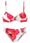LASCANA Bikinis &scaron;viesiai raudona / balta