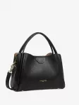 LANCASTER Paris Rankinė 'Lancaster Sac &agrave; main Aimant&eacute;e M Ida Double Noir - In - Nude' juoda