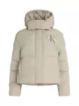 Calvin Klein Jeans Žieminė striukė kapučino spalva / auksas / balta