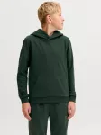 Jack & Jones Junior Megztinis be užsegimo 'JJEBradley' tamsiai žalia