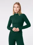 YO-GAYA Sportinė striukė 'Sports Jacket' tamsiai žalia