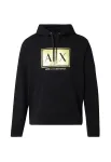 ARMANI EXCHANGE Megztinis be užsegimo &scaron;viesiai geltona / alyvuogių spalva / juoda