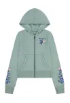 Abercrombie & Fitch Džemperis tamsiai mėlyna / &scaron;viesiai žalia / tamsiai žalia / rožių spalva
