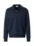 DAN FOX APPAREL Megztinis be užsegimo 'Bruno' tamsiai mėlyna