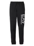 EA7 Emporio Armani Kelnės juoda / balta