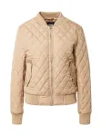 Urban Classics Demisezoninė striukė 'Diamond Quilt' smėlio spalva