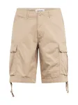 JACK & JONES Laisvo stiliaus kelnės 'Cole Tucker' smėlio spalva